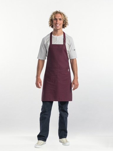 [CD-56099] Chaud Devant Base Cherry Bib Apron