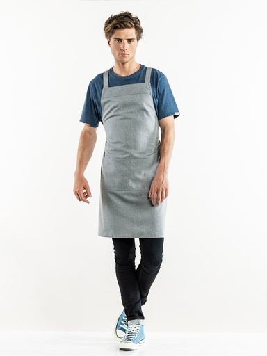 [CD-58499] Chaud Devant Cross Stone Bib Apron