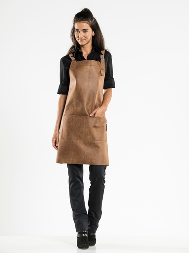 [CD-66799] Chaud Devant Fusion Bourbon Gold Bib Apron