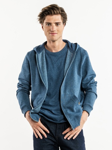 Chaud Devant Comodo Blue Melee Hoodie