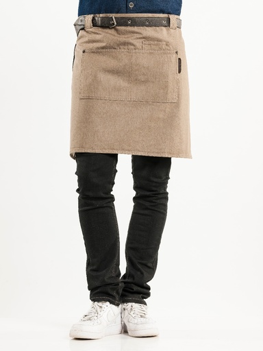 [CD-85299] Chaud Devant Forene Mud Denim Apron