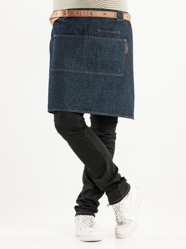 [CD-85399] Chaud Devant Forene Blue Denim Apron