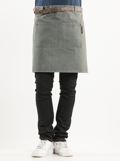 [CD-85499] Chaud Devant Forene Grey Denim Apron