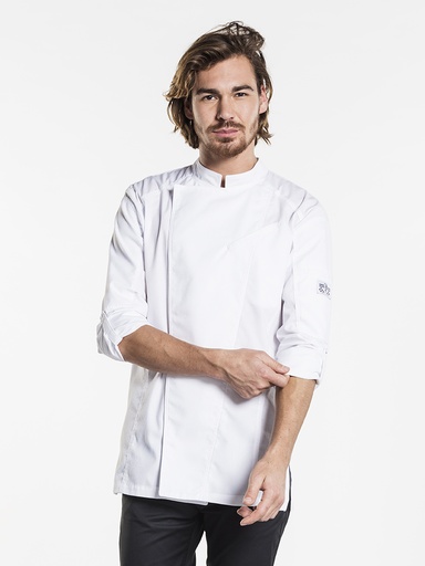 Chaud Devant Biker SFX White Chef Jacket