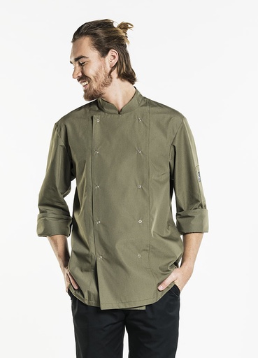 Chaud Devant Hilton Poco Dark Olive Chef Jacket
