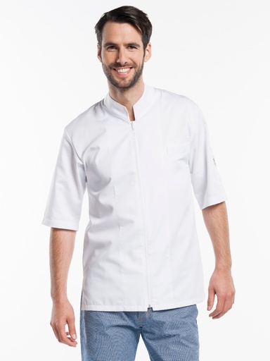 Chaud Devant Monza White Short Sleeve Chef Jacket
