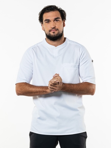 Chaud Devant T-shirt Valente UFX White Chef Jacket