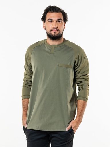 Chaud Devant T-shirt Valente UFX Moss LS Chef Jacket
