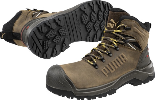 Puma 632710 Iron Hd Brown Mid S3S Werkschoenen