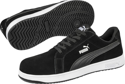 Puma 640010 Iconic Suede Black Low S1PL Werkschoenen