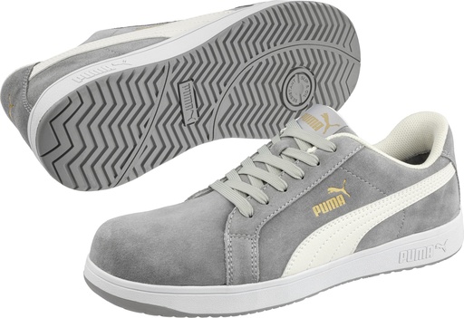 Puma 640030 Iconic Suede Grey Low S1PL Werkschoenen