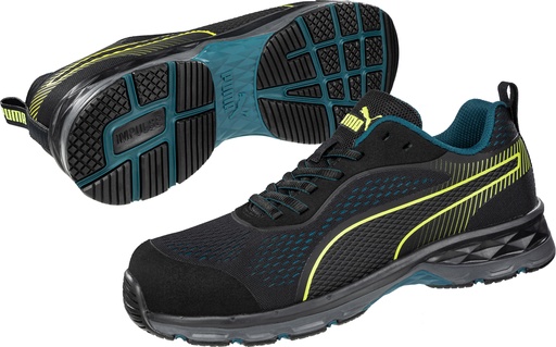 Puma 643930 Fuse Knit Black Low Wns S1P Werkschoenen