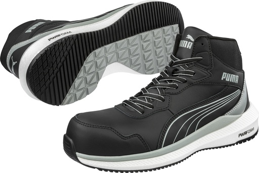Puma 635030 Zoom Black Mid S3S Werkschoenen
