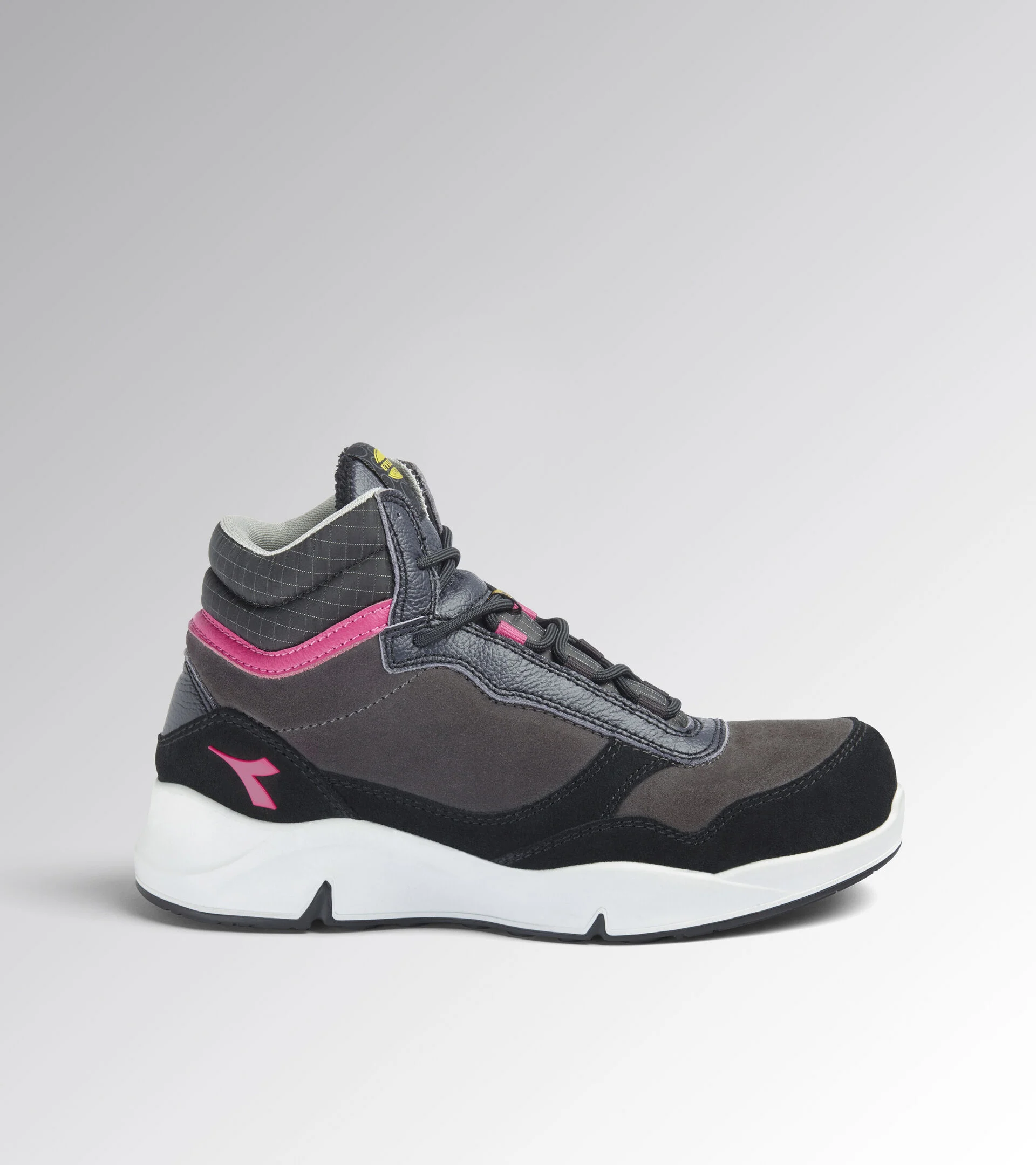 Diadora Athena Mid S3L Fo Sr Esd Nine Iron Raspberry Werkschoenen