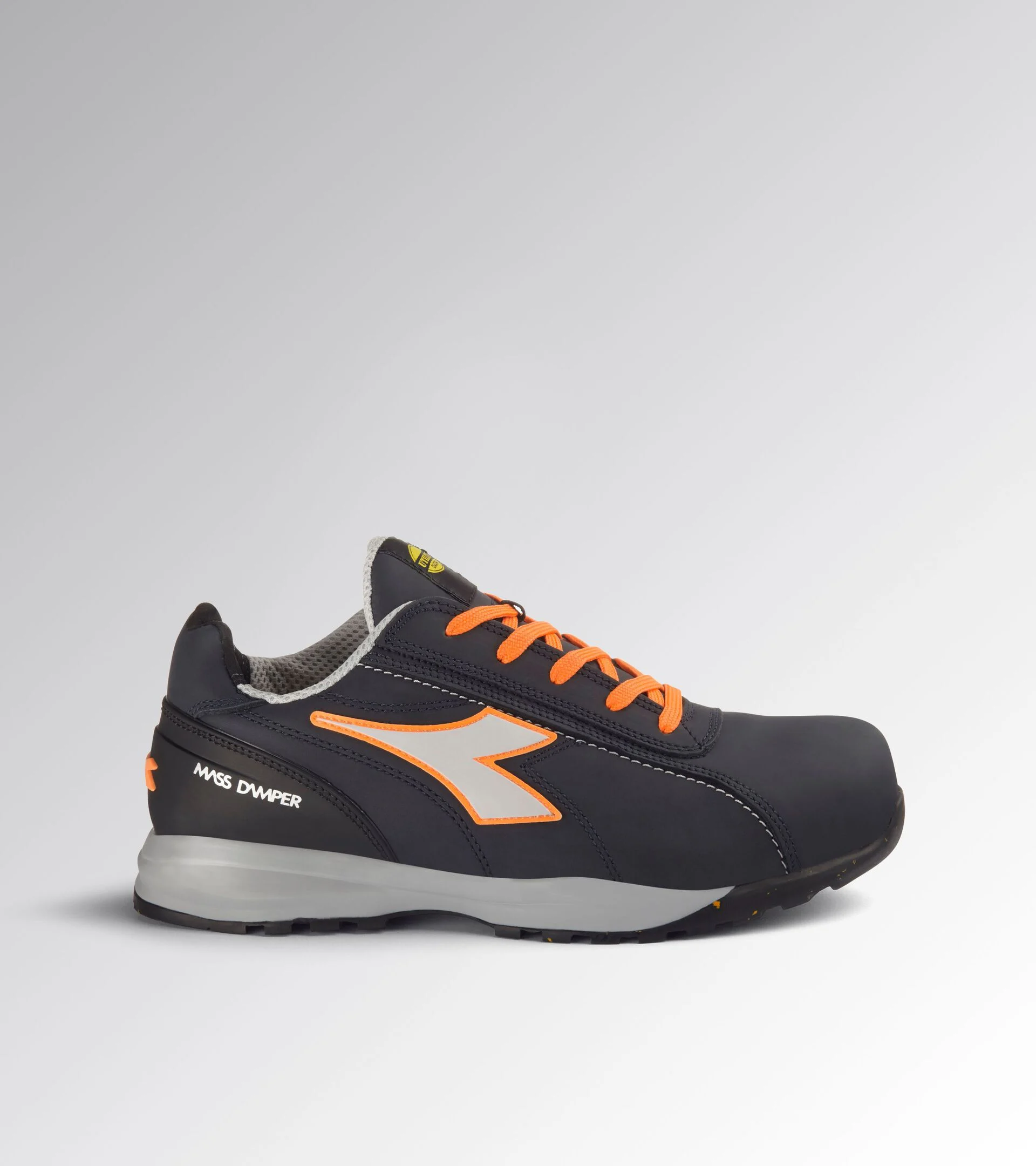 Diadora Glove Mds Low S3S Fo Hro Sr Dark Navy Orange Fluo Werkschoenen