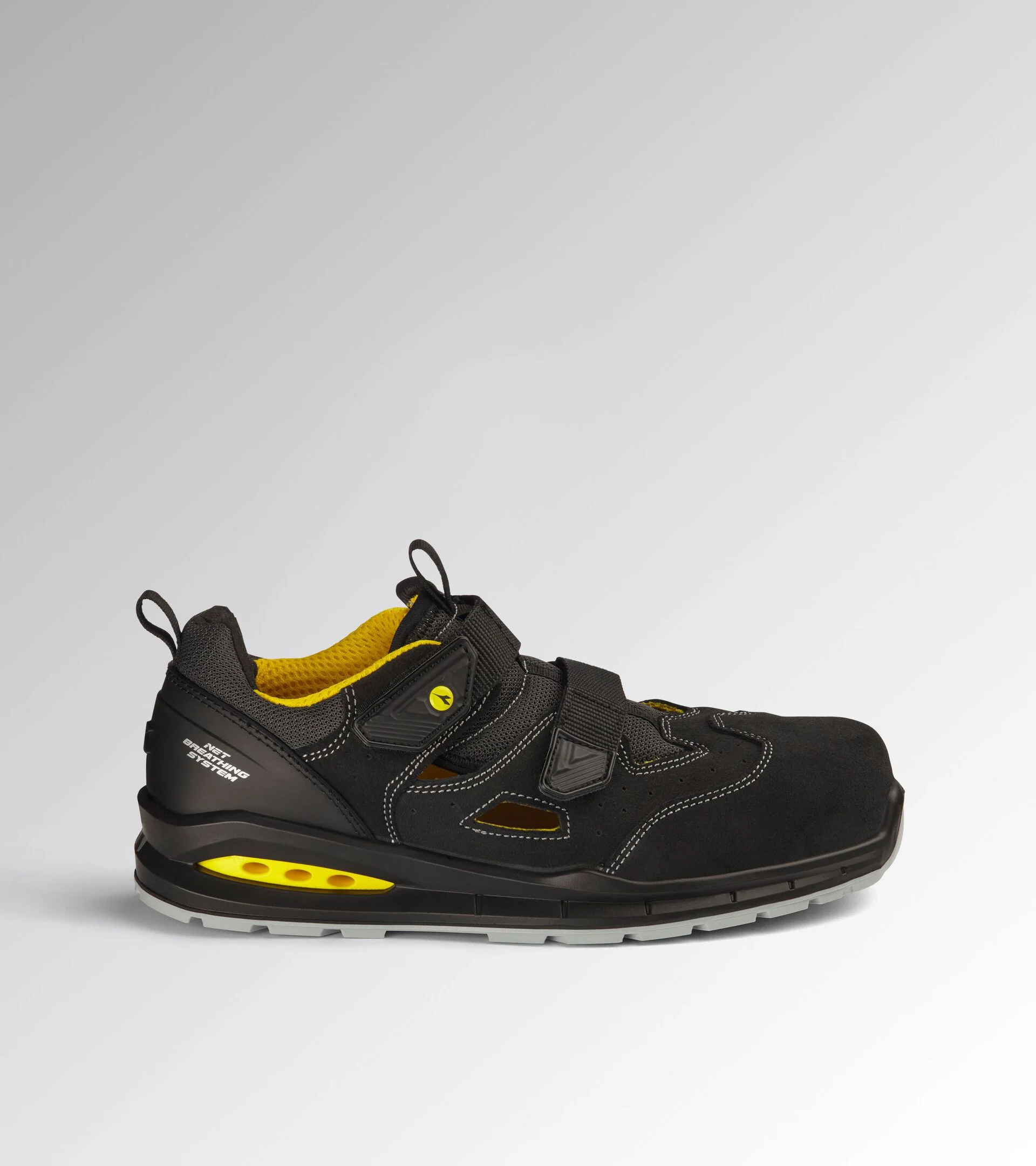 Diadora Run Net Ab Sandal S1Ps Fo Sr Black Anthracite Werkschoenen