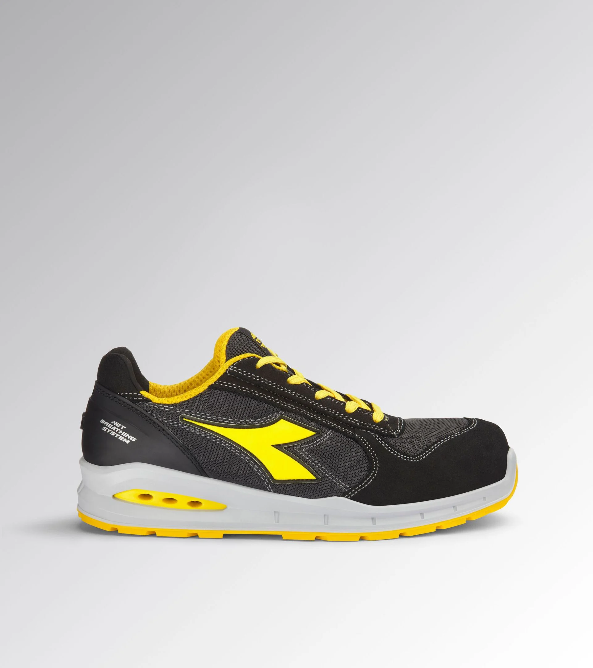 Diadora Run Net Ab Low S1Ps Fo Sr Black Anthracite Werkschoenen