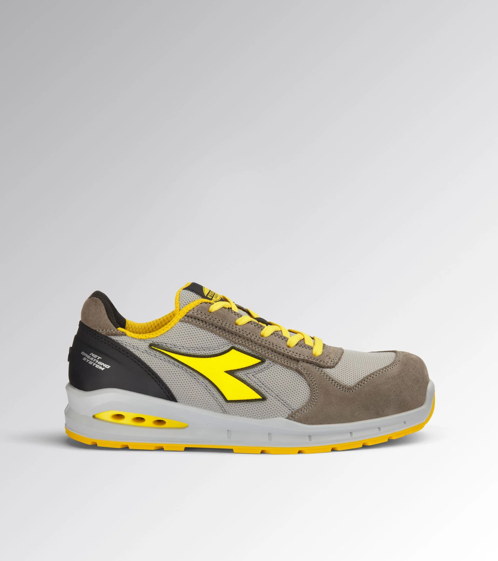 Diadora Run Net Ab Low S1Ps Fo Sr Wind Gray Aluminum Werkschoenen
