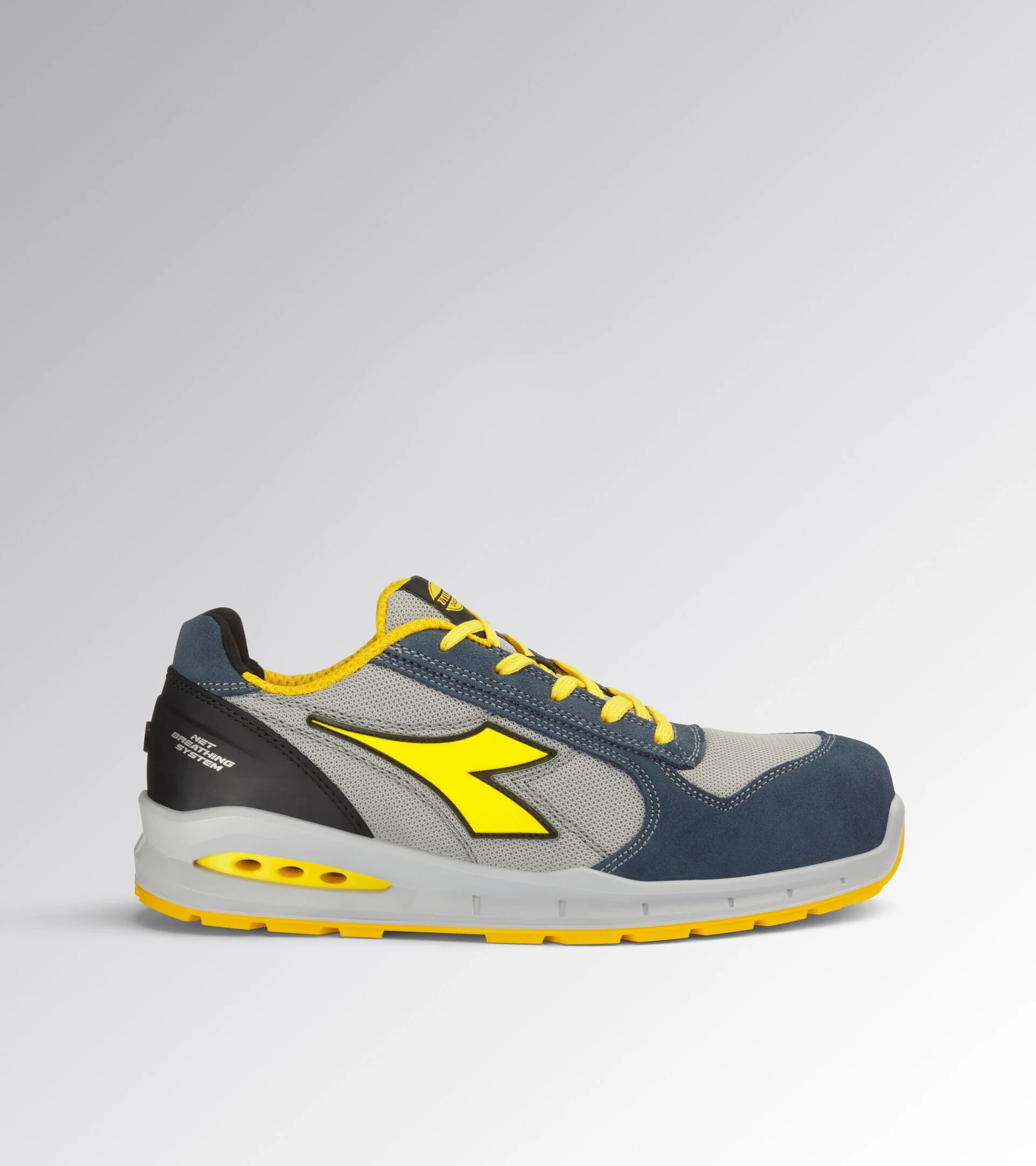Diadora Run Net Ab Low S1Ps Fo Sr Blue Cosmos Moon Rock Gray Werkschoenen