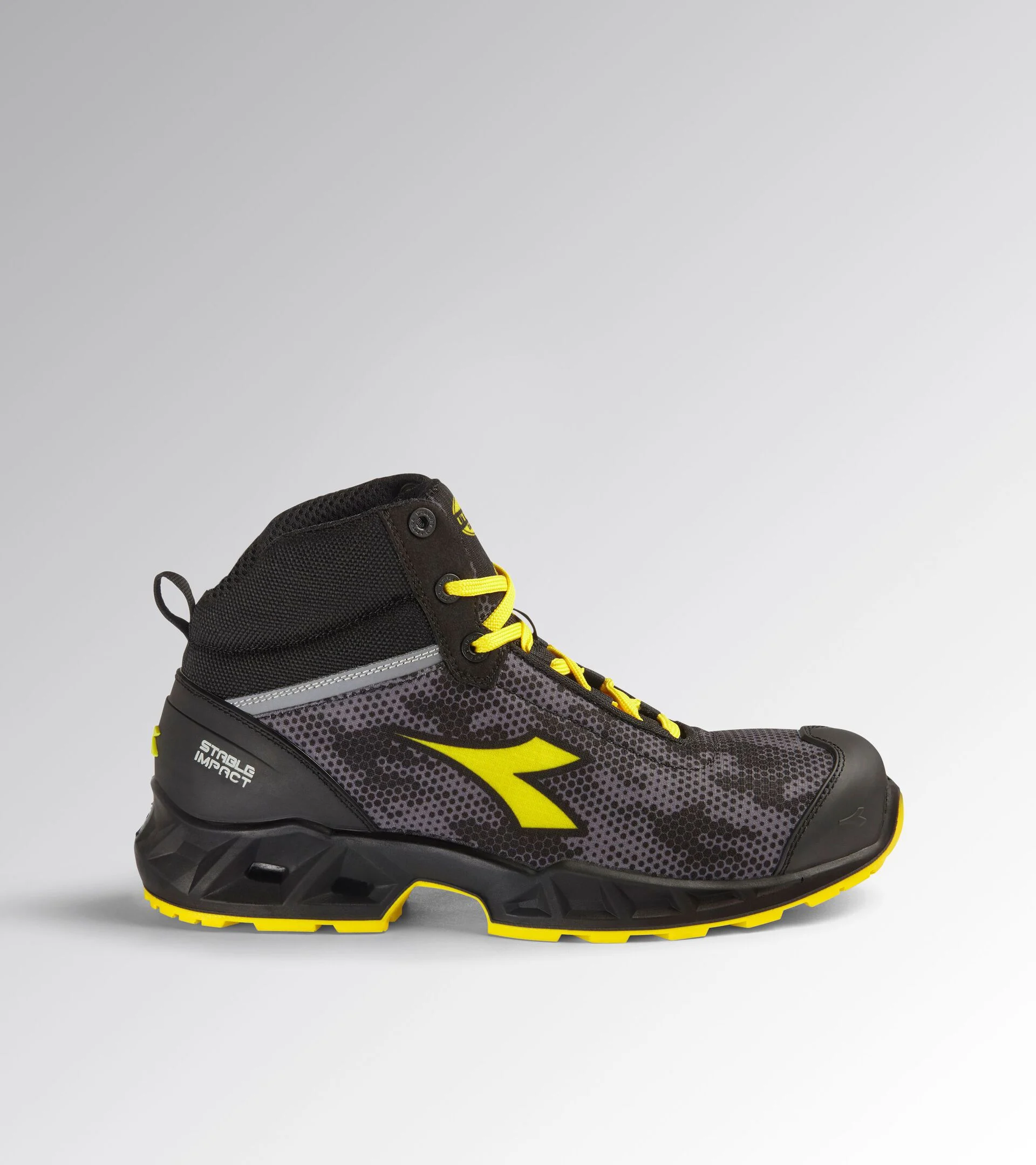 Diadora Shark Stable Imp Mid S3S Fo Sr Sc Esd Black Gray C2541 Werkschoenen