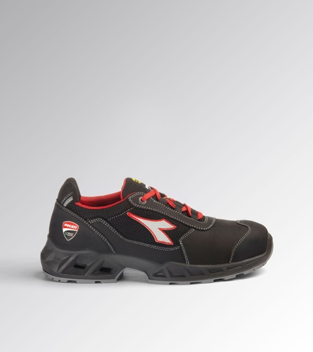 Diadora Shark Engine Low S1Ps Fo Sr Esd Black Red Werkschoenen