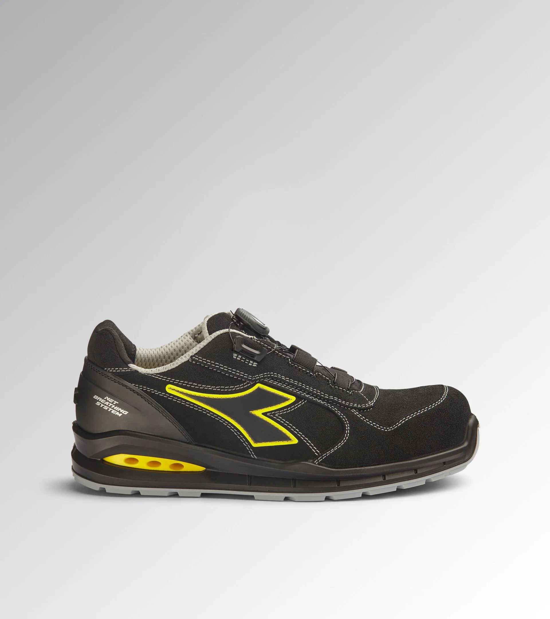 Diadora Run Net Ab Boa Low S3S Fo Sr Black Black Werkschoenen