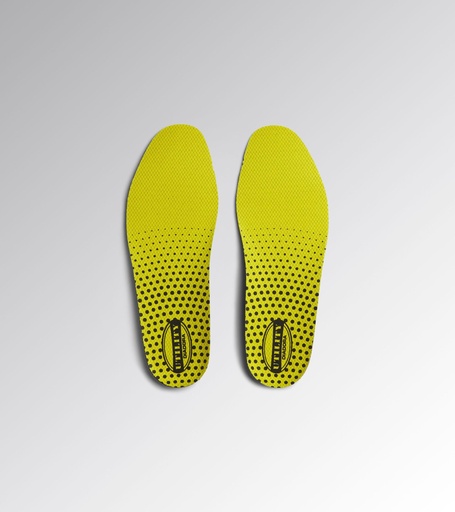 Diadora Insole Perf Pu Foam Rec Black Yellow Croms