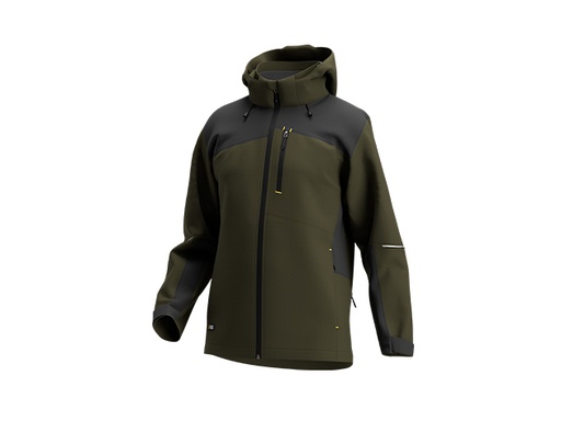 Safety Jogger Kasai Sshell Jkt M Khaki Dark Grey