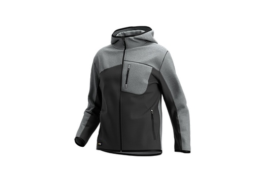 Safety Jogger Oak Hoodie Men Dark Grey Light Grey