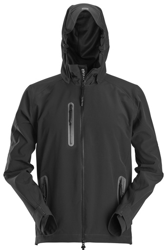 Snickers 1218 Flexiwork Waterdicht Soft Shell Jack Met Capuchon