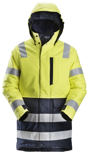 Snickers 1860 Protecwork Geïsoleerde Parka High-Vis Klasse 3