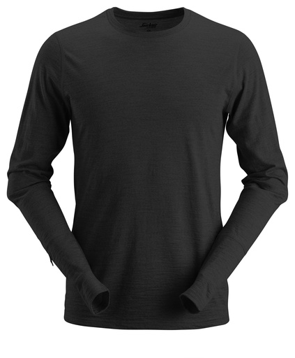 Snickers 2427 Wollen T-Shirt Met Lange Mouwen