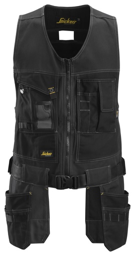Snickers 4254 4254 Allroundwork Værktøjsvest I Canvas Stretch Med Hylsterlommer
