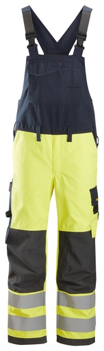 Snickers 6060 Protecwork Bib & Brace High-Vis Klasse 2