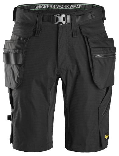 Snickers 6172 Flexiwork Korte Werkbroek Met Afneembare Zakken