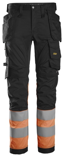 Snickers 6234 High-Vis Klasse 1 Stretchbroek Met Holsterzakken