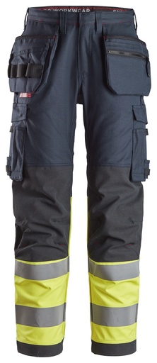 Snickers 6263 Protecwork Werkbroek Holsterzakken High-Vis Klasse 1
