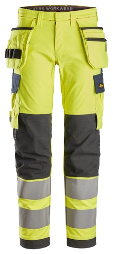 Snickers 6268 Protecwork Stretch Werkbroek Met Holsterzakken High-Vis Klasse 2