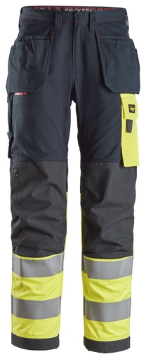 Snickers 6276 Protecwork Werkbroek Met Holsterzakken High-Vis Klasse 1