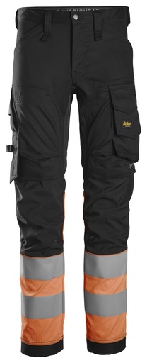 Snickers 6334 High-Vis Klasse 1 Stretch Werkbroek