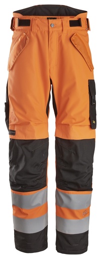 Snickers 6630 High-Vis Klasse 2 Waterproof 37.5® 2-Laags Licht Gewatteerde Werkbroek