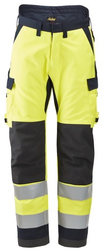Snickers 6663 Protecwork Isolerende Werkbroek High-Vis Klasse 2