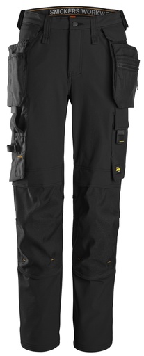 Snickers 6771 Allroundwork Dames Full-Stretch Werkbroek Met Afneembare Holsterzakken