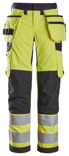Snickers 6797 Protecwork Dameswerkbroek Met Holsterzakken High-Vis Klasse 2