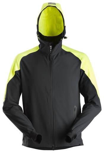 Snickers 8025 Neon Hoodie Met Rits
