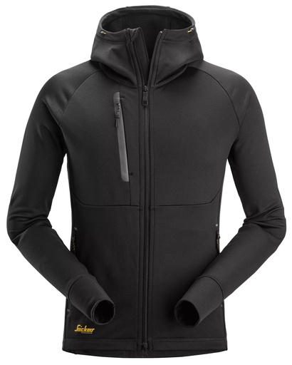 Snickers 8026 Flexiwork Polartec® Power Stretch® Hoodie Met Volledige Rits