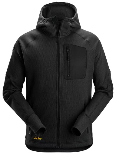 Snickers 8041 Flexiwork Fleece Hoodie Met Volledige Rits