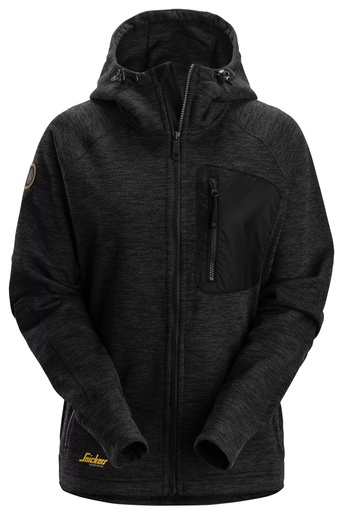 Snickers 8047 Flexiwork Dames Fleece Hoodie Met Volledige Rits