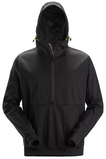 Snickers 8400 Flexiwork Windblocker Stretch Hoodie Met Halve Rits