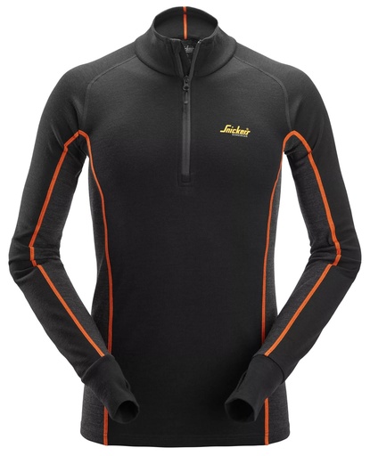 Snickers 9482 Merino Basislaag Stay Warm Top Met Halve Rits